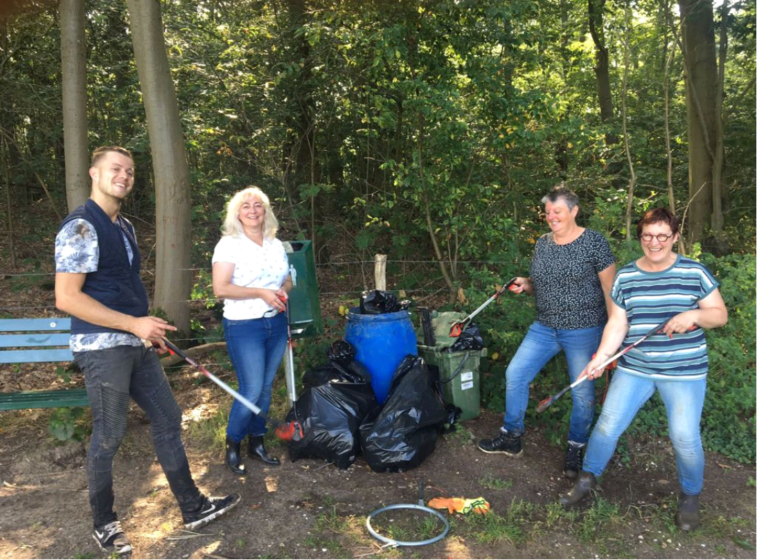 VLP actief tijdens Maas Cleanup gemeente Beesel